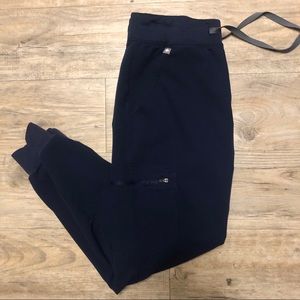 Figs Navy Zamora Petite Jogger Scrub Pants